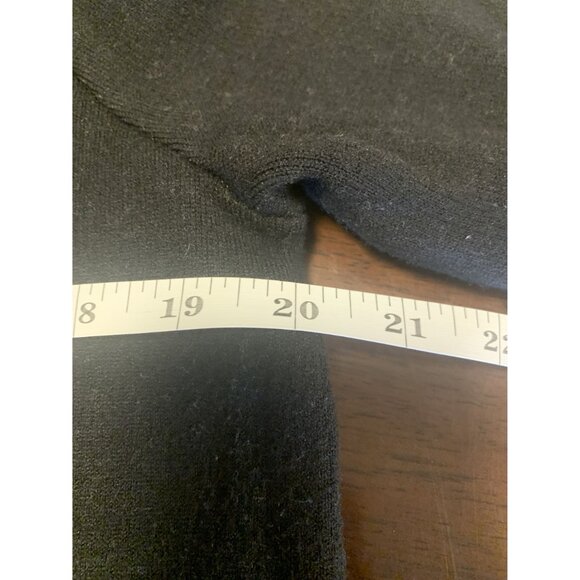 Halston M Black Gray Houndstooth Single-Button Sweater Cardigan Jacket - Picture 5 of 9